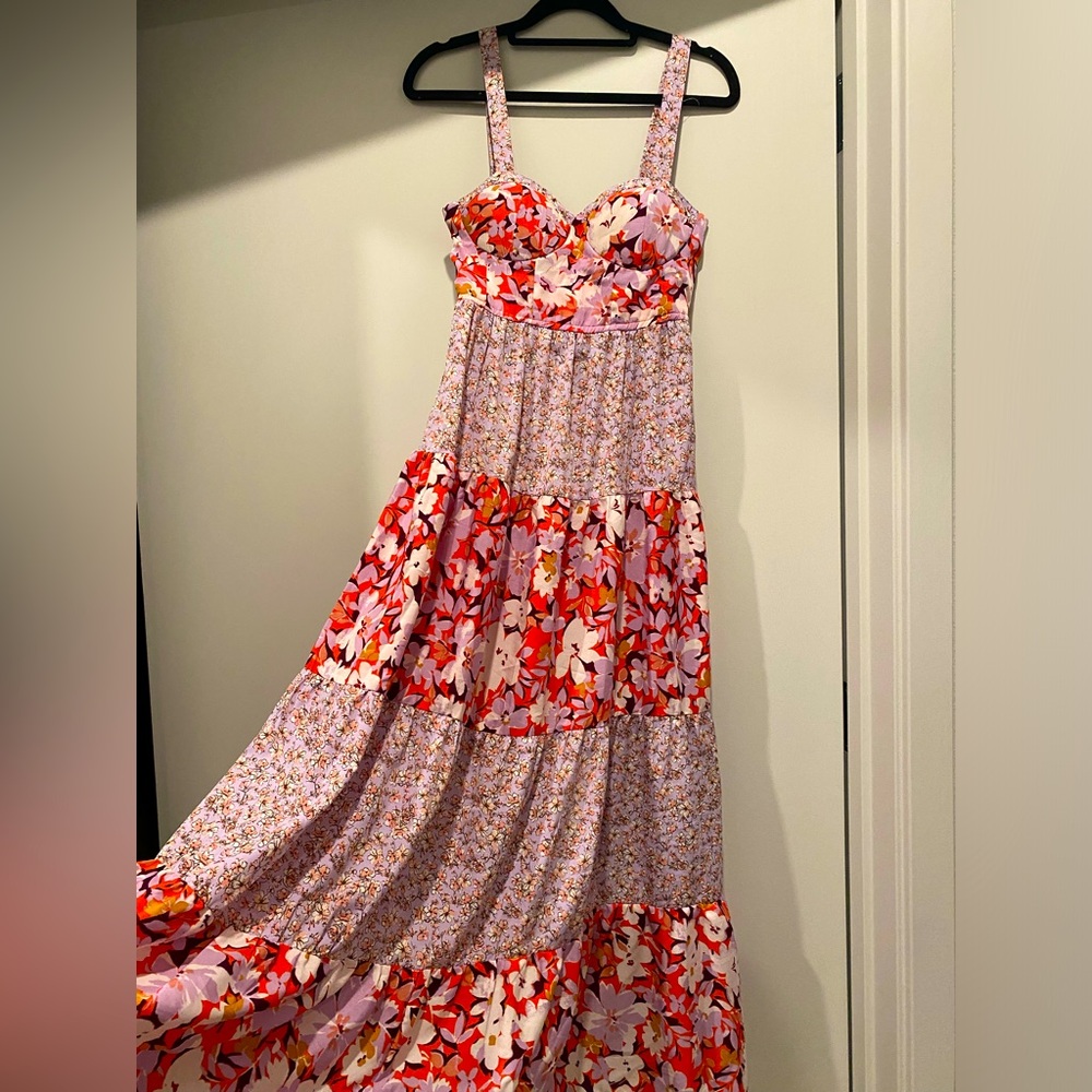 BOG Collection Maxi Floral Dress